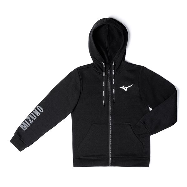 Moletom Infantil Mizuno Zipper Jr 6 Preto