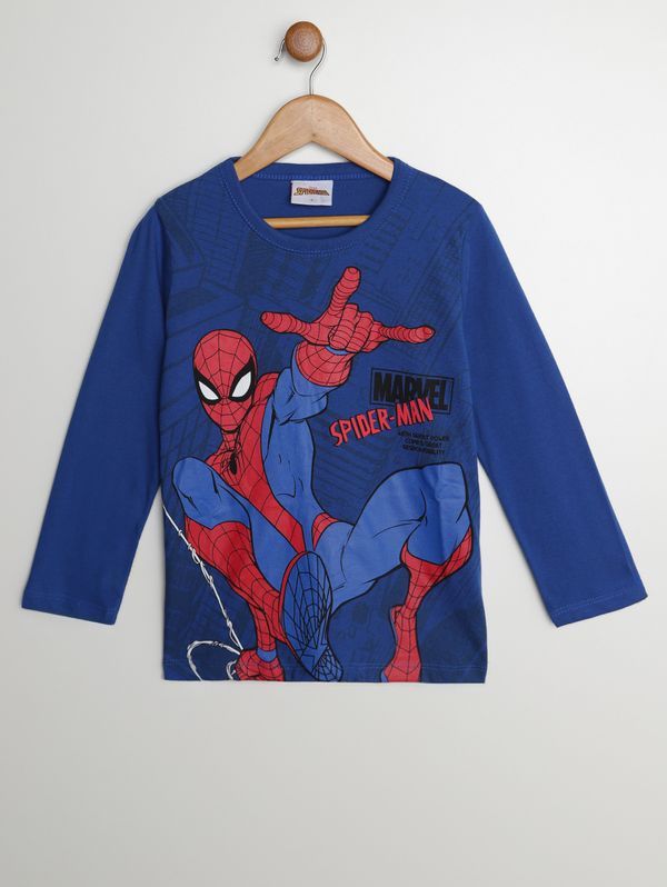 Camiseta Spider Man Infantil Para Menino - AZUL 8