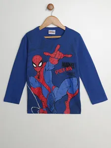 Camiseta Spider Man Infantil Para Menino - AZUL 8