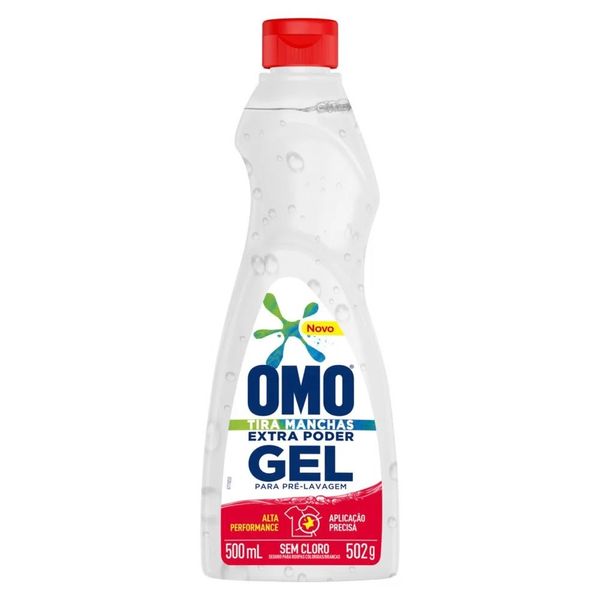 Tira Manchas Em Gel Omo Extra Poder Pré lavagem 500ml