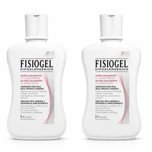 Kit com 2 Unidades de Hidratante Fisiogel A.I. Loção Cremosa 200ml