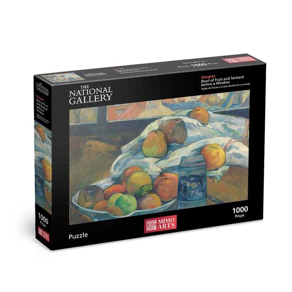 Puzzle 1000 Peças Gauguim Tigela de Frutas e Caneca - Mimo
