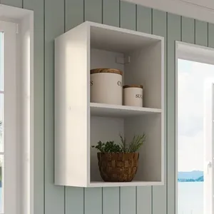 Armário Aéreo Nicho 40cm Marselha Cabecasa Madeiraoriginals Branco Branco