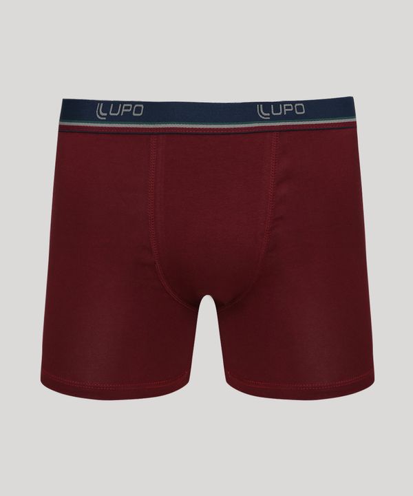 Cueca Masculina Lupo Boxer Vinho G