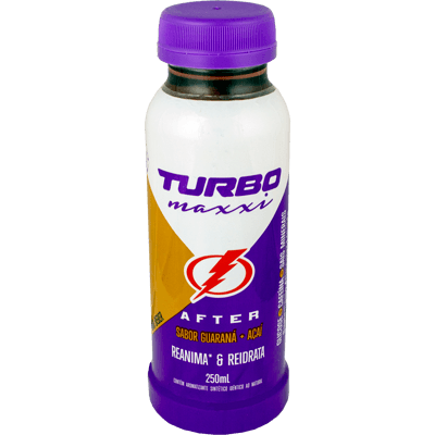 Energético Turbo Maxxi Guaraná + Açai Garrafa 250ml