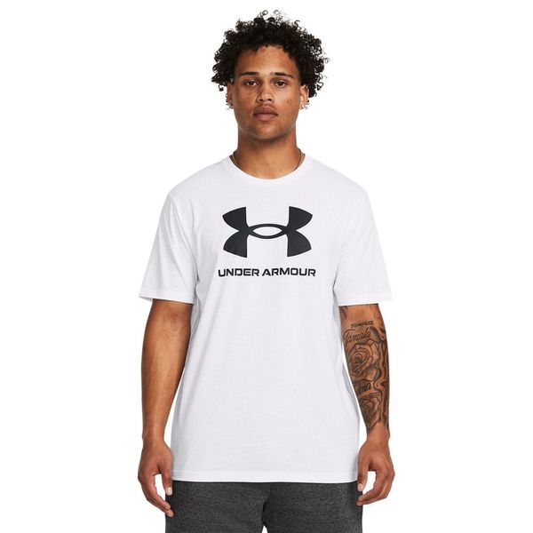 Camiseta de Treino Masculina Under Armour Sportstyle Logo GG Branco