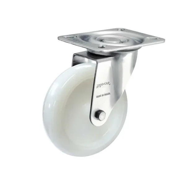 Rodizio GLR 512 N Nylon Branco Capacidade 170kg - Rod-car