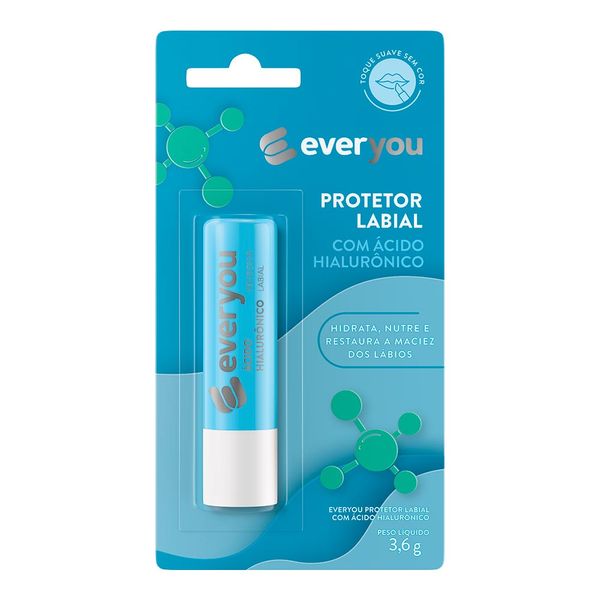 Protetor Labial Ever You Ácido Hialurônico Vegano 3,6g