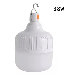 Lâmpada De Led Bulbo Recarregavel Portatil Camping Pesca 38w