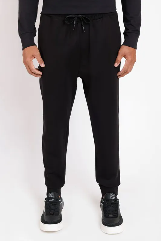 Calça de Malha Cós Elástico Preto - GG