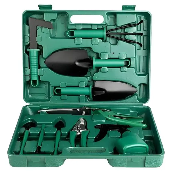 Ferramentas de Jardinagem 10 Peças Xiongzhi Manual Verde E-BI