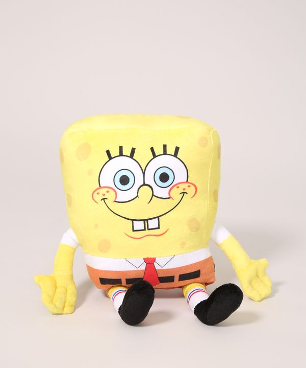 Pelúcia Bob Esponja Amarela Único