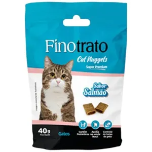 Petisco Gatos Nuggets Finotrato Salmão 40g (MP)