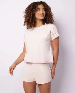 Pijama Feminino Curto Estampa Dreams Rosa M