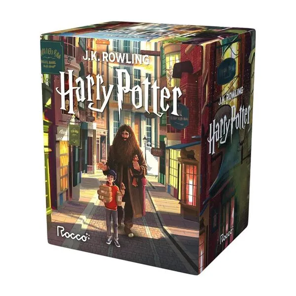 Box Livros Harry Potter 7 Livros Com Adesivos Edição Pottermore Rocco (MP)