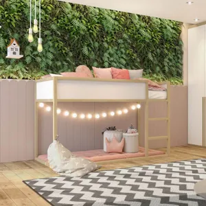 Beliche Infantil Fun com 5 Opções de Montagem Quater - Carvalho/Branco