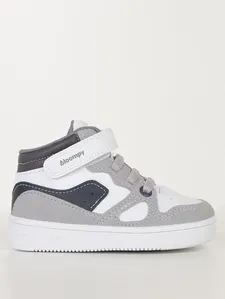 Tênis Cano Alto Infantil Para Menino - BRANCO/CINZA/MARINHO 25