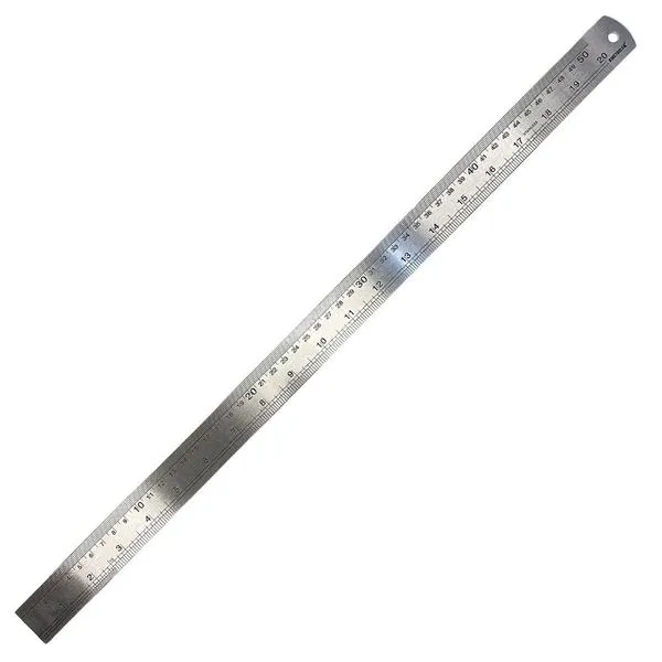 Régua De Precisão Inox Graduada 500mm Kt 600.005