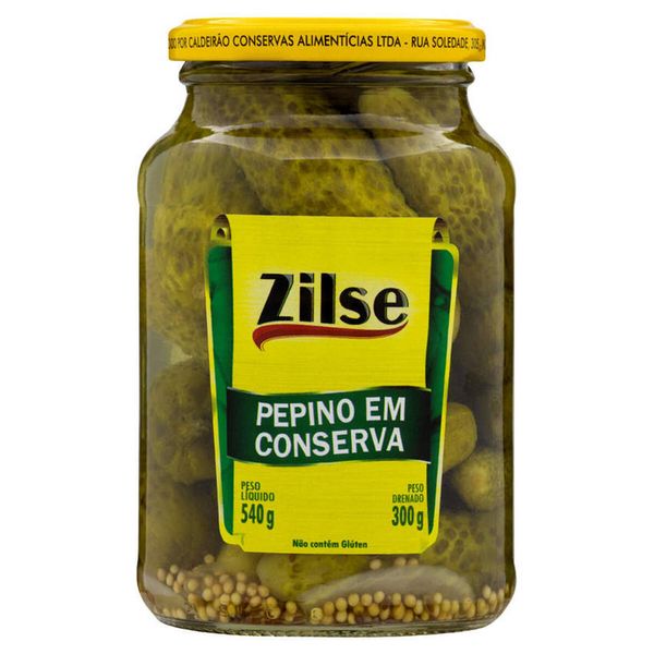 Pepino em Conserva Zilse 540g