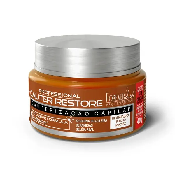 Mini Máscara Cauter Restore Forever Liss 40g