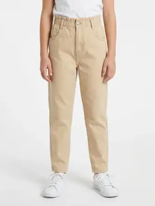 Calça Sarja Juvenil Para Menina - BEGE 12