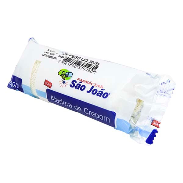 Atadura Sanfarma Crepe 8cm x 1,80m ATAD CREPOM SAO JOAO 10X1,80