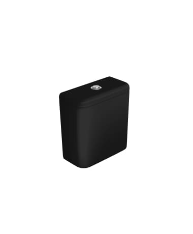 Caixa Acoplada para Carrara Nuova Com Dual Flux Preto Fosco Deca