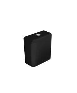 Caixa Acoplada para Carrara Nuova Com Dual Flux Preto Fosco Deca