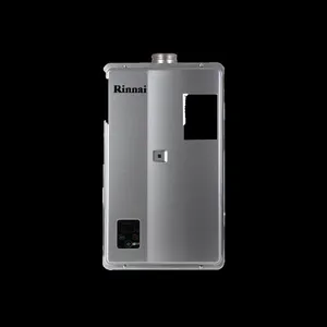 Aquecedor De Água A Gás Digital Reu-E330 Feh 32,5L Glp Prata Bivolt Rinnai