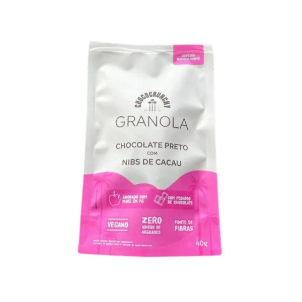 Granola Chocolate Preto com Nibs de Cacau ChocoCrunchy 40g