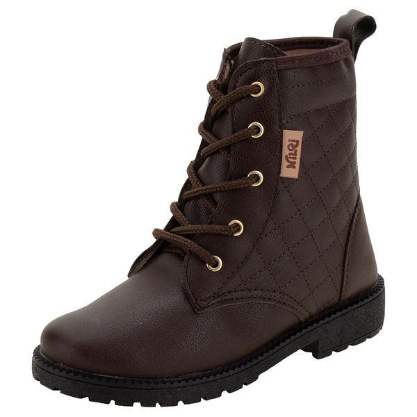 Bota Infantil Feminina Nilqi - 1432 CAFÉ 34