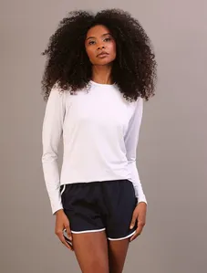 Camiseta Manga Longa Swimwear Feminino Uv - Branco Camiseta Manga Longa Swimwear Feminino Uv Branco g
