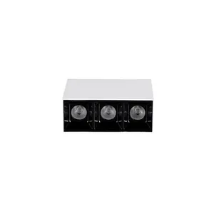 Spot De Sobrepor Astraled Downlight Evon Led 6w Bivolt Branco / Preto - 3000k - Luz Amarela