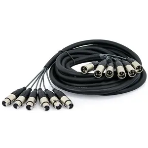 Multicabos com Conectores XLR 20 Vias Amphenol 50 metros