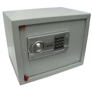 Cofre Eletrônico Em Aço 25x37x29cm 8kg SecurSafe Senha Programada Pelo Usuário