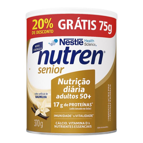 Suplemento Alimentar Nutren Senior Baunilha 370g