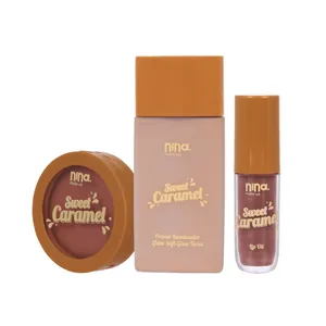 Primer Nina Sweet Caramel Carame Bronzea - Nina Makeup