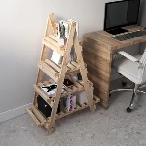 Escada Prateleiras Suporte Multifuncional Studio