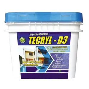 Manta Líquida Acrílica D3 Cinza Tecryl Manta Líquida Acrílica D3 Cinza 4Kg Tecryl