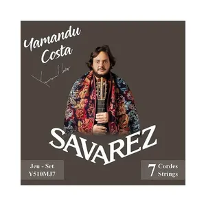 Encordoamento Violão Nylon 7 Cordas Y510MJ7 Tensão Alta Linha Yamandu Costa Savarez Encordoamento Violão Nylon 7 Cordas Y510MJ7 Yamandu Costa Savarez