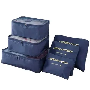 Kit Organizador De Viagem Casita 6 Peças Preto (MP)