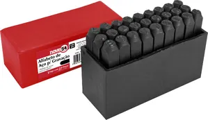 Alfabeto de Aço para Gravação 8mm - NOVE54