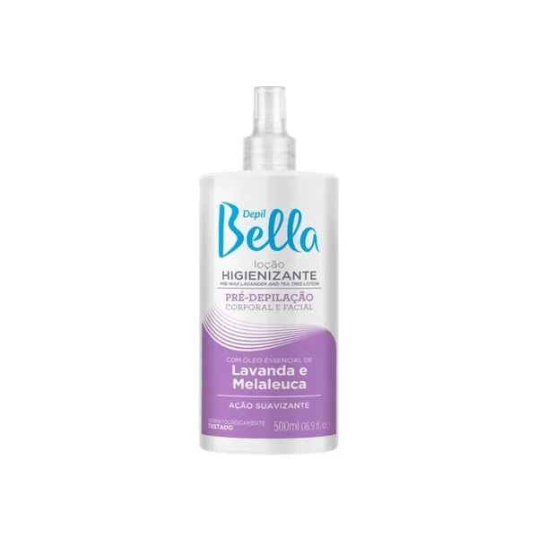 Depil Bella Loção Higienizante Lavanda e Melaleuca 500 ml