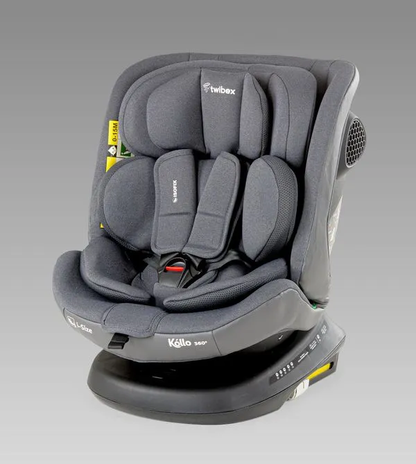 Cadeirinha para Carro Kóllo 360 Twibex Graphite Gray