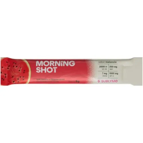 Suplemento Alimentar Sublyme Morning Shot Sabor Melancia 6g