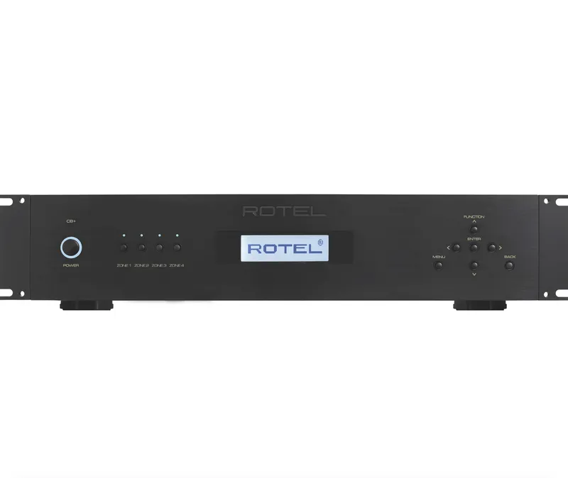 Amplificador multizona Rotel C8+ Classe AB 8 canais 150w