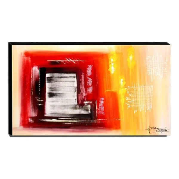 Quadro De Pintura Abstrato 60x105cm-1552