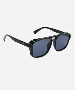 óculos de sol unissex aviador de acetato triton preto UNICO