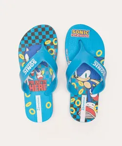 chinelo infantil sonic ipanema azul 33-34