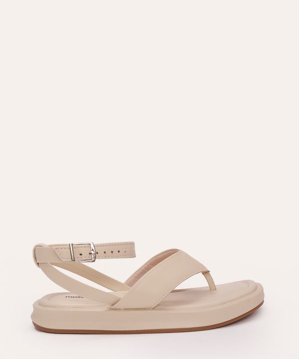 rasteirinha flatform infantil molequinha bege 32